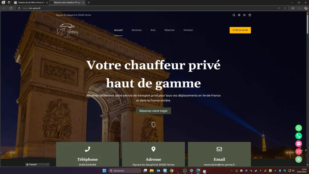 Site Web VTC Yerres